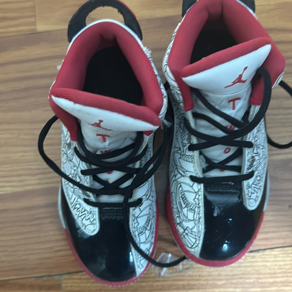 NIKE Air Jordan Dub Zero Retro Shoes Sneakers 311072-106 Boys Toddler Size 10C